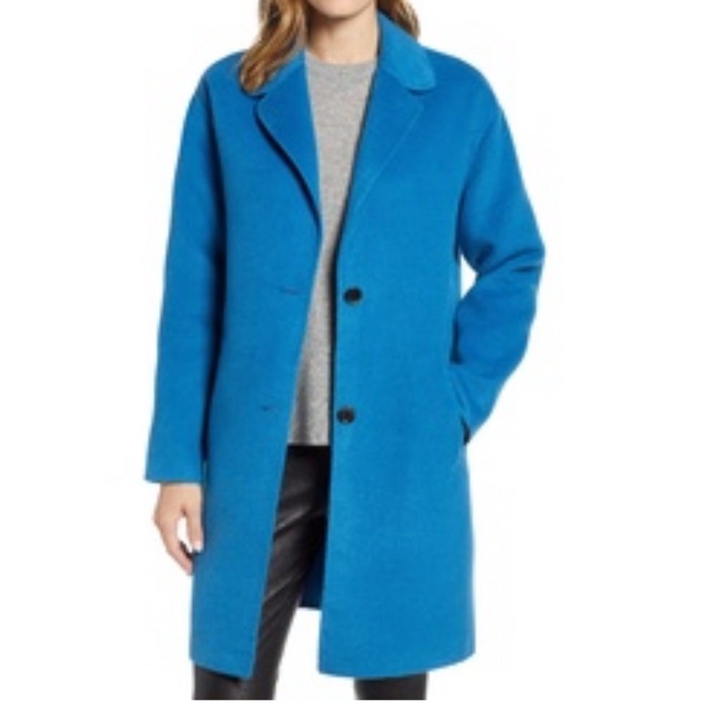 Bernardo Blue Car Coat size XL